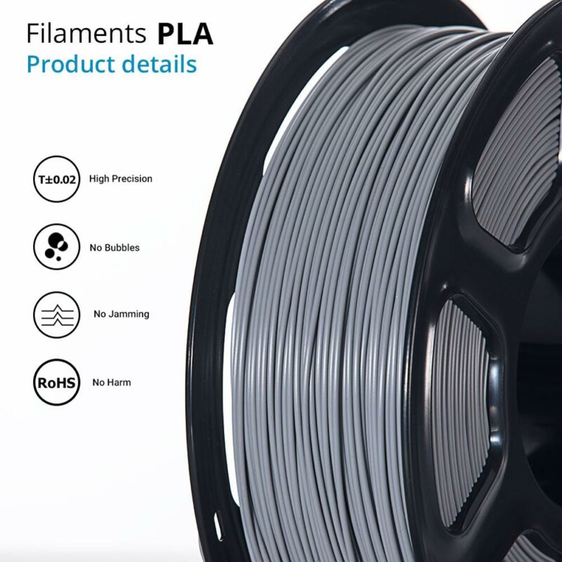 TOPZEAL 3D Printer PLA Filament 1 75mm Filament Dimensional Accuracy 0 02mm 1KG 343M 2 2LBS 1